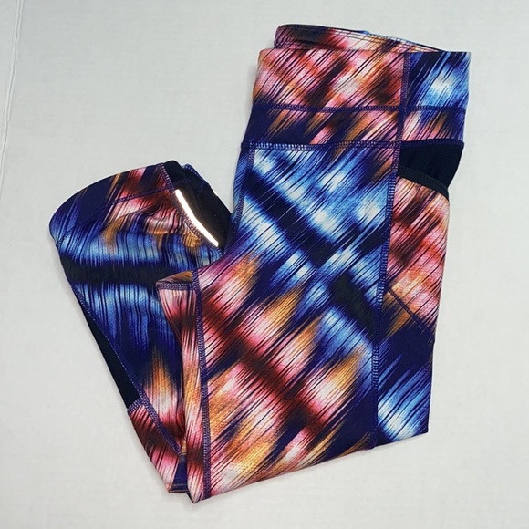 Athleta Multicolored Cropped leggings Size S - Picture 3 of 5